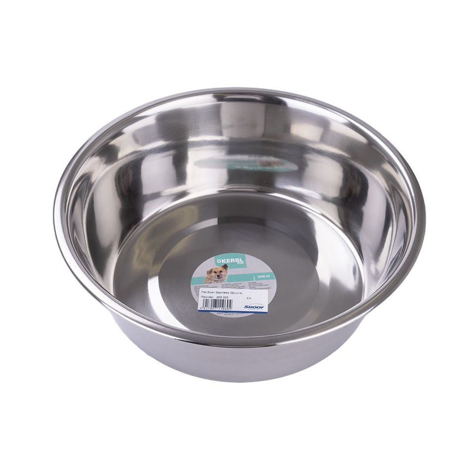 Shoof Pet Bowl Stainless (5 Sizes Available)