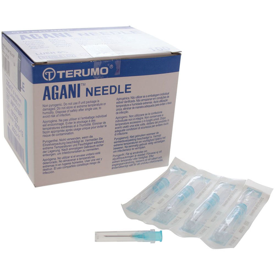 Shoof Needles Disp Terumo Agani 100p AU (8 Sizes Available)