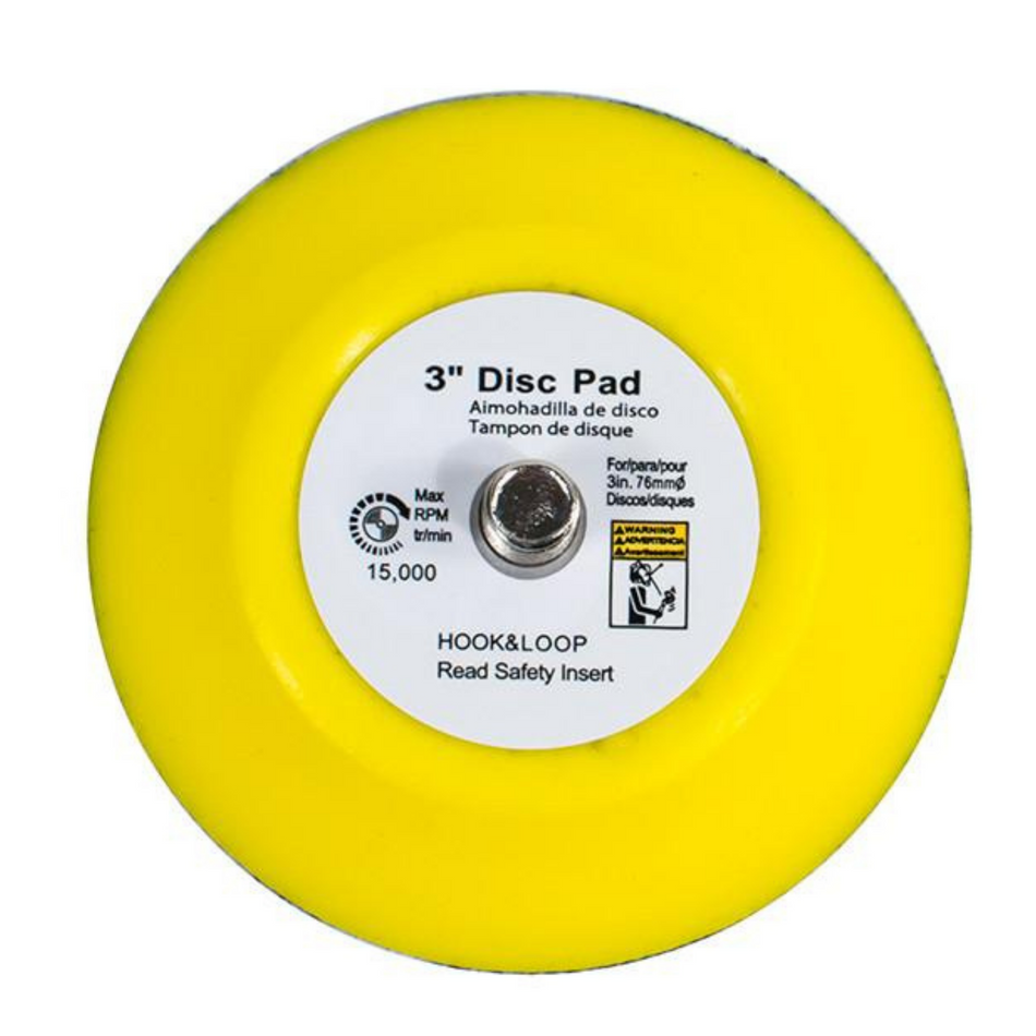 3" Hook and Loop Disc Pad (2 Styles Available)