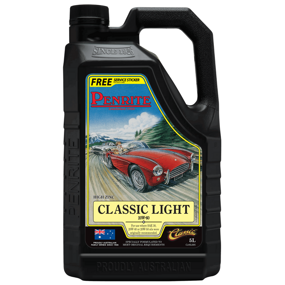 Penrite Classic Light 20W-60 (Mineral) (2 Sizes Available)