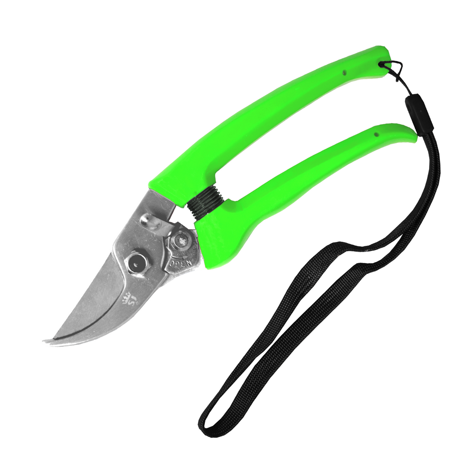 RUNOUT STOCK- Spear & Jackson Colours Bypass Secateurs Green 7 inch (2 Colours Available)