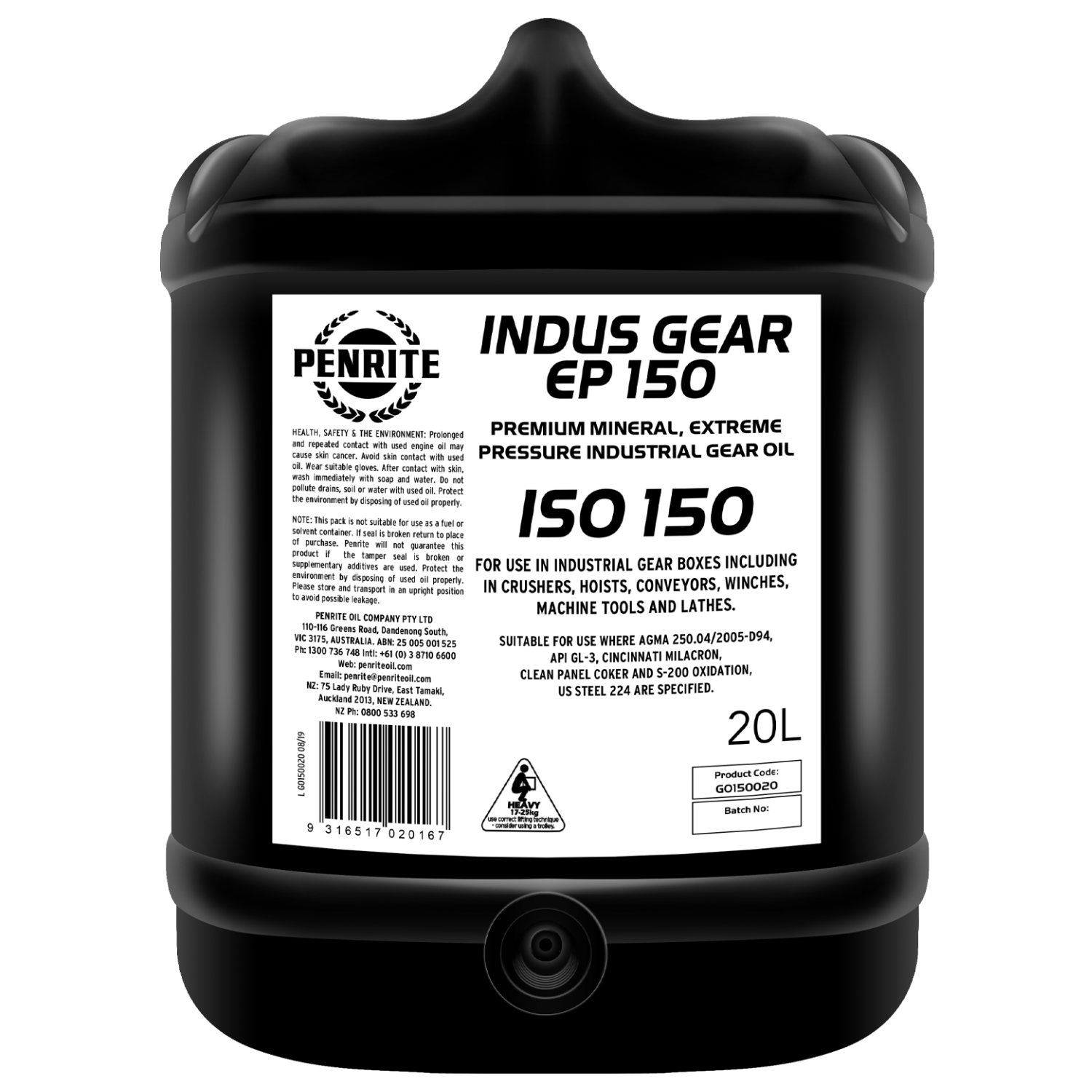 Penrite Indus Gear Oil (3 Styles Available) Oz General Store