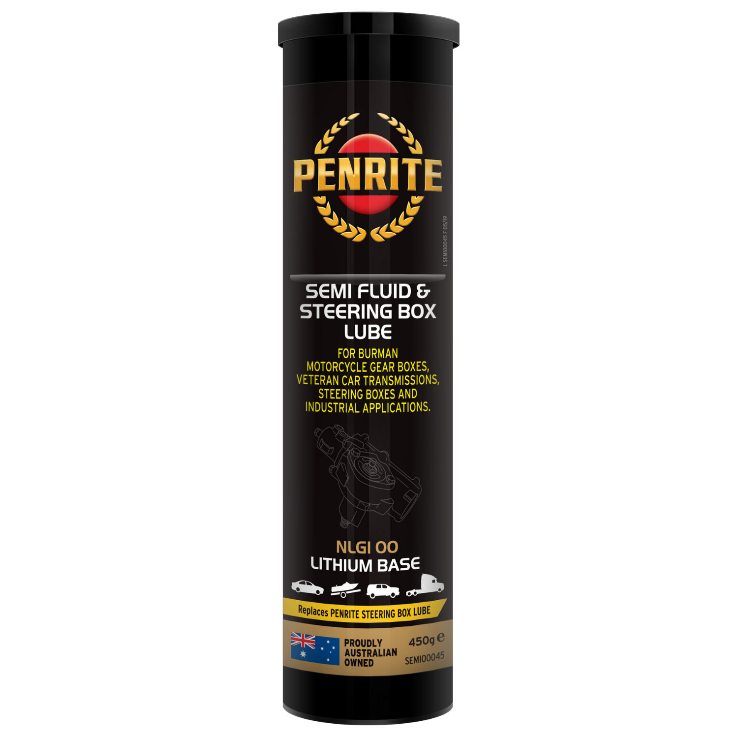 Penrite Semi Fluid & Steering Box Lube (2 Sizes Available) Oz General