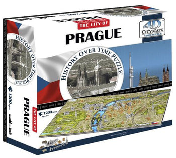4D Cityscape: Prague  1200 Pieces