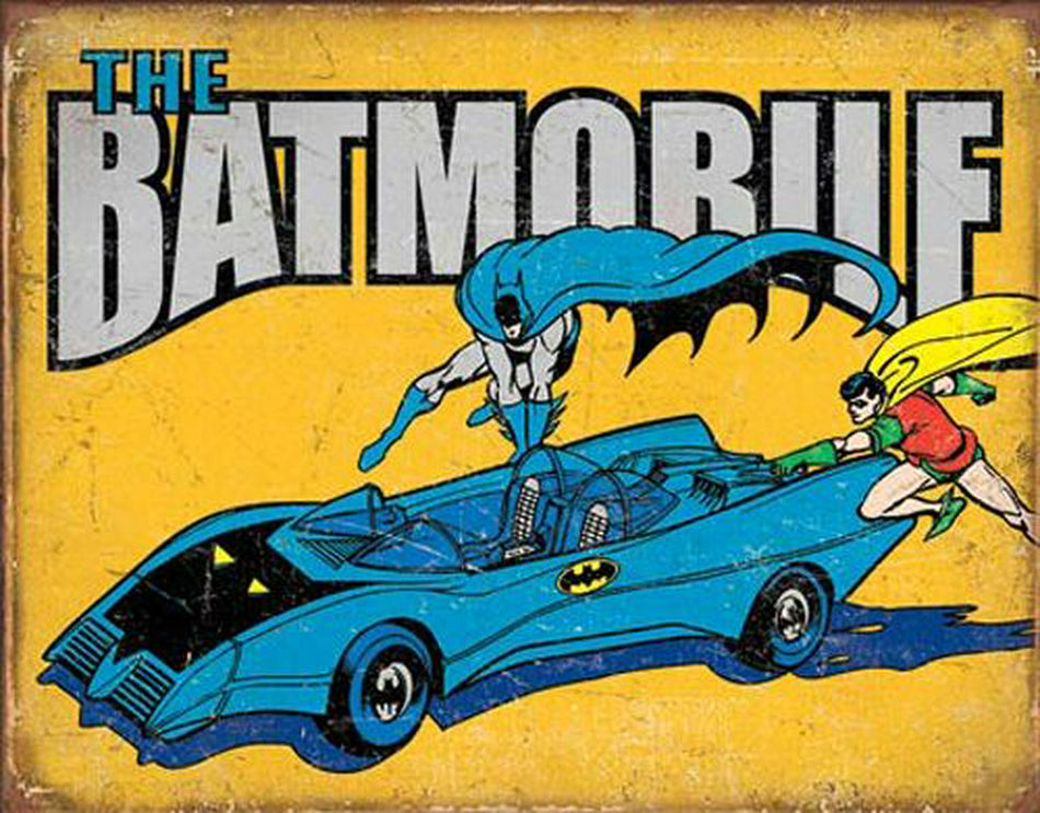Tin Sign - The Batmobile