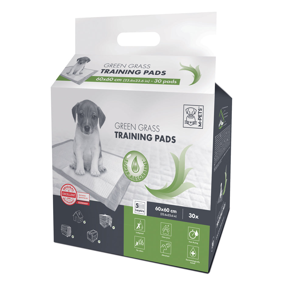 M-PETS Green Grass Training Pads - 30 Pcs (2 sizes available)