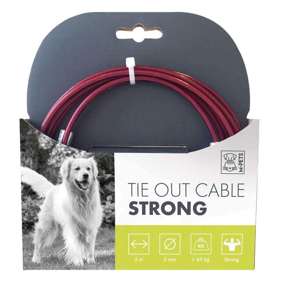 M-PETS Tie Out Cable Strong - 1700Lb (3 sizes available)