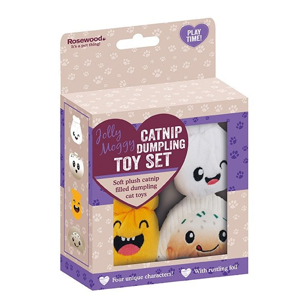 Rosewood Catnip Toy Dumpling Set