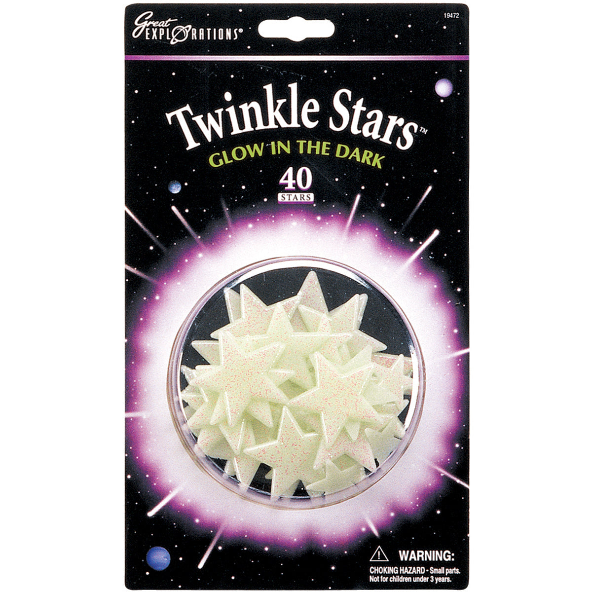 Glow in the Dark Stars (Pack of 40)