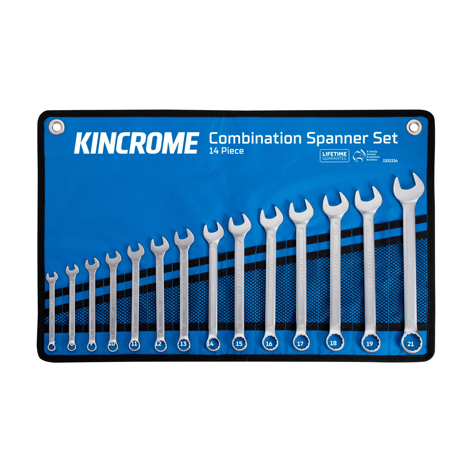 Kincrome Combination Spanner Set 14 Piece - Metric