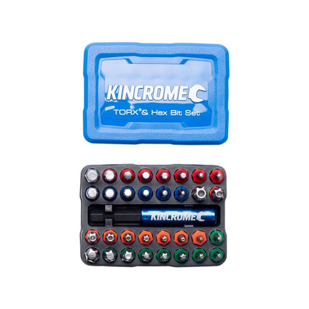 Kincrome Torx, Hex Bit & Holder Set 33 Piece 1