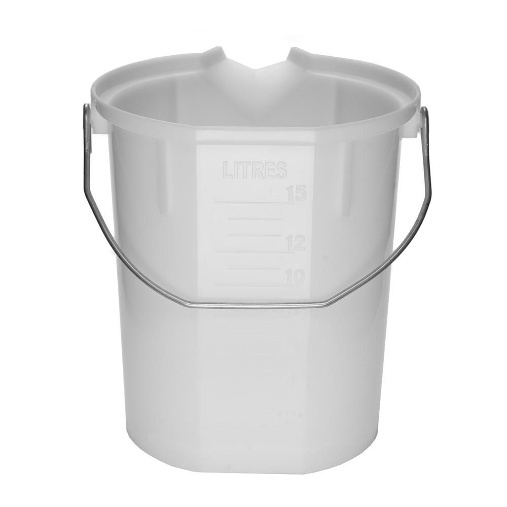 Shoof Bucket Plastic Fjord Heavy Duty 15L back view