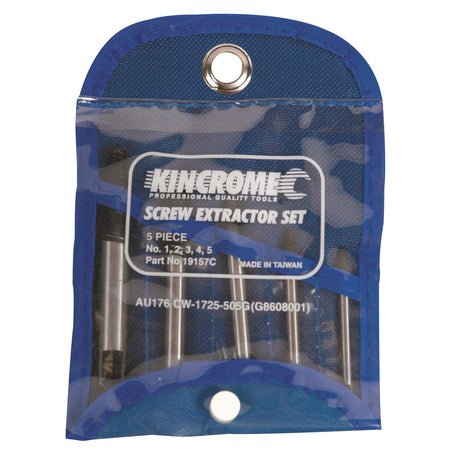 (product) Kincrome Screw Extractor Set - 5 Piece