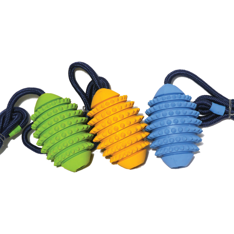 Rosewood Rugby Ball/Rope Assorted  (2 sizes available)