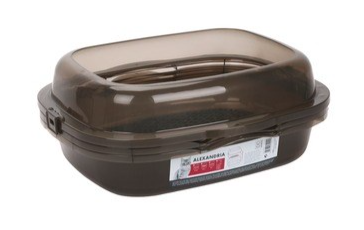M-PETS Alexandria Cat Litter Tray with Rim 46x40x18 cm (2 colours available)