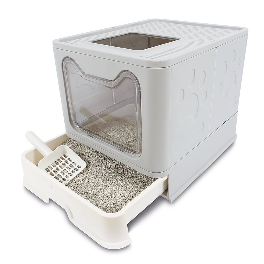 M-PETS Sile Cat Litter Box - Topopening