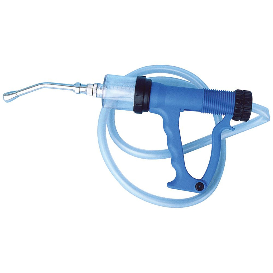 Shoof Drench Gun Blue Plastic 70ml Auto complete