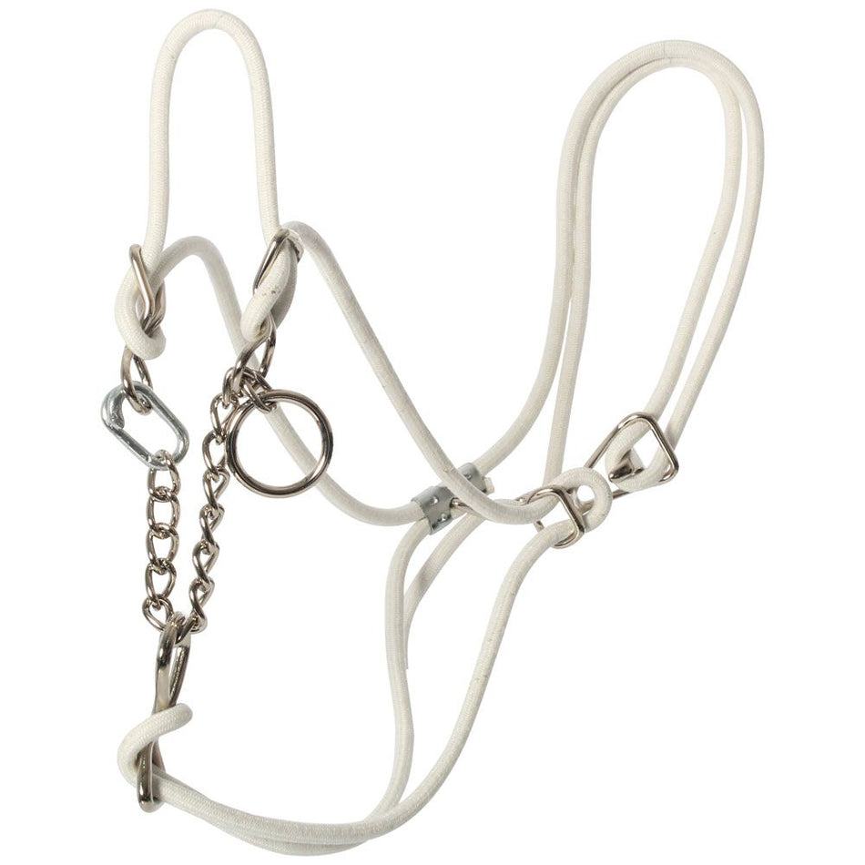 Shoof Halter Hackamore Yearling (White)