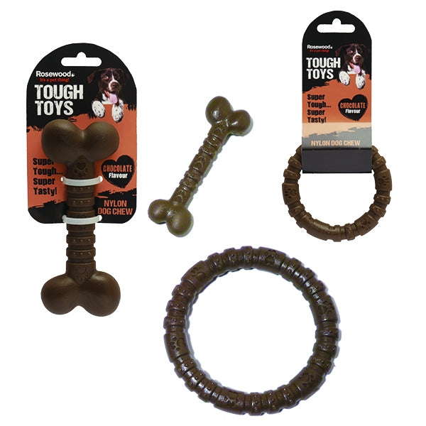 Rosewood Chocolate Nylon Dog Chew Toy (2 Variants Available)