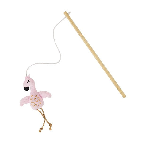 Rosewood ECO Friendly Flamingo Teaser Toy For Cats