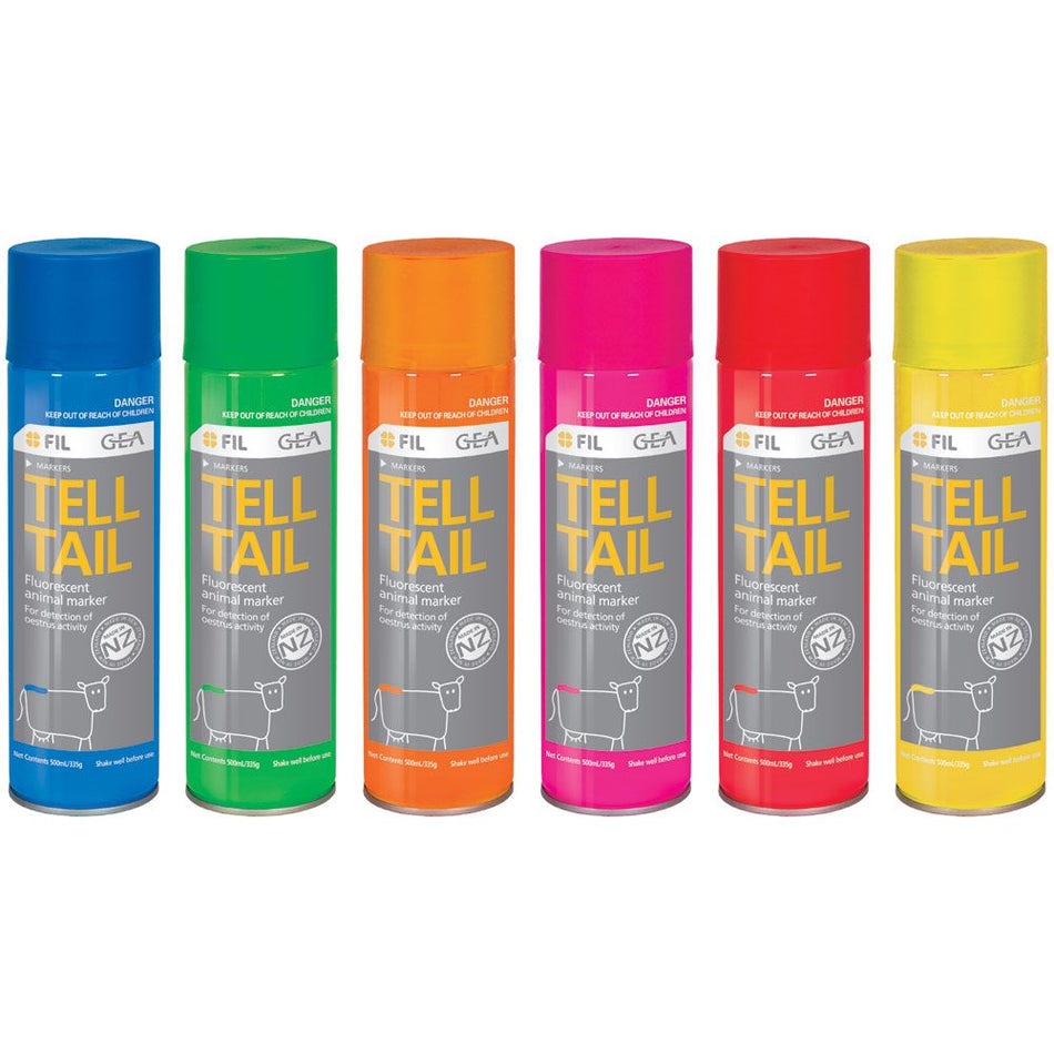 Shoof FIL Tell Tail Aerosol 500ml - 6 Packs (6 Colours Available)