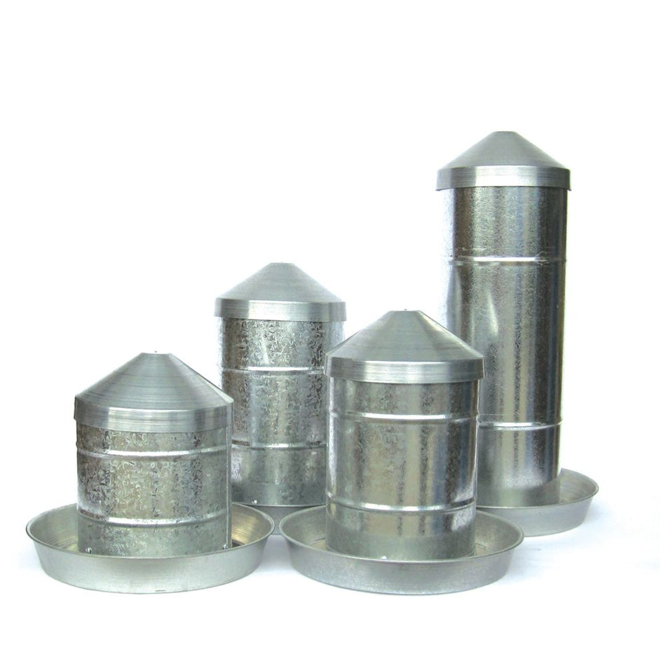 Shoof Poultry Feeder Galvanised (3 Sizes Available)