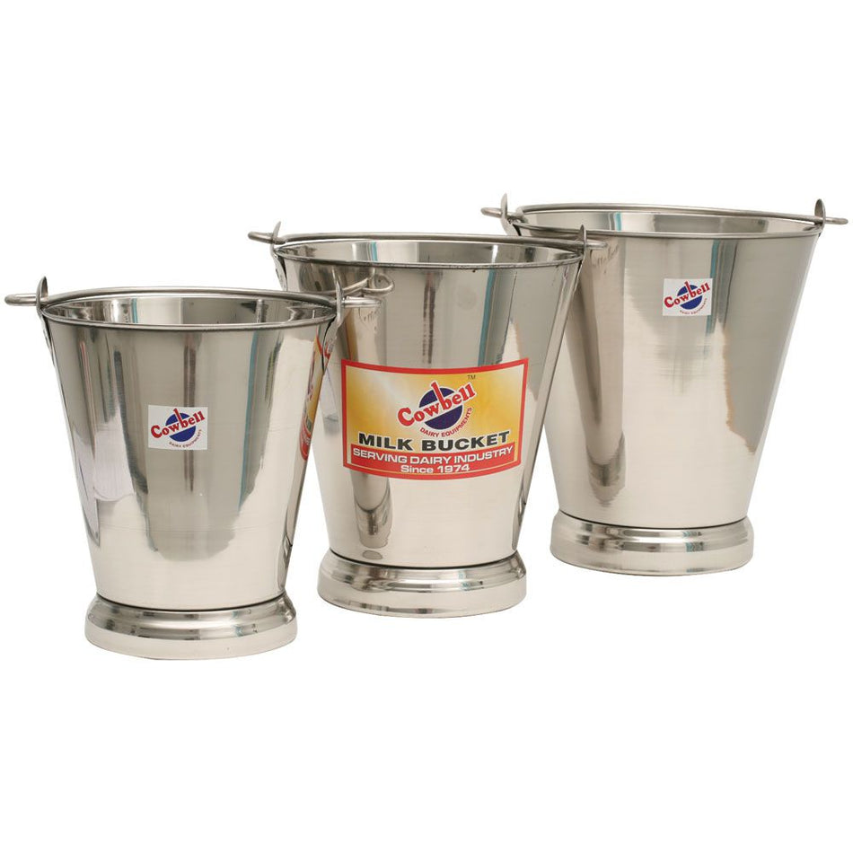 Shoof Bucket Stainless Cowbell (3 Sizes Available)
