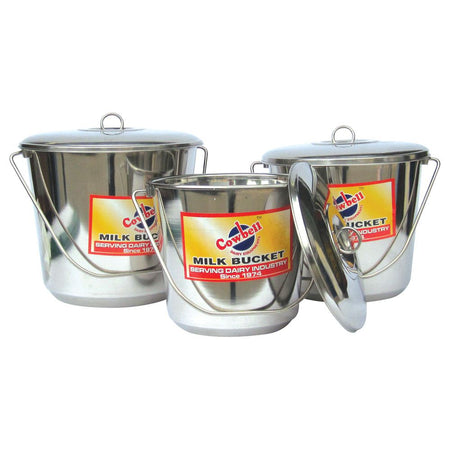 Shoof Bucket Stainless Cowbell with Lid