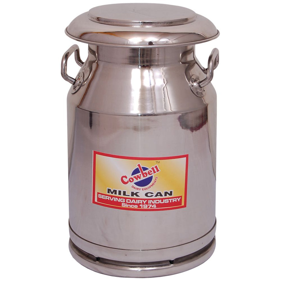 Shoof Milk Can Stainless Cowbell 20L w Lid