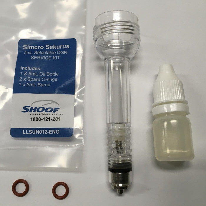 Shoof Simcro Sekurus Vaccinator 2ml Service Kit only