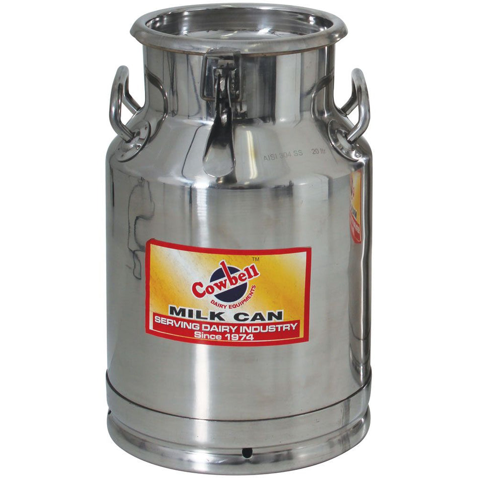 Shoof Milk Can Stainless Cowbell Sealable (2 Sizes Available)
