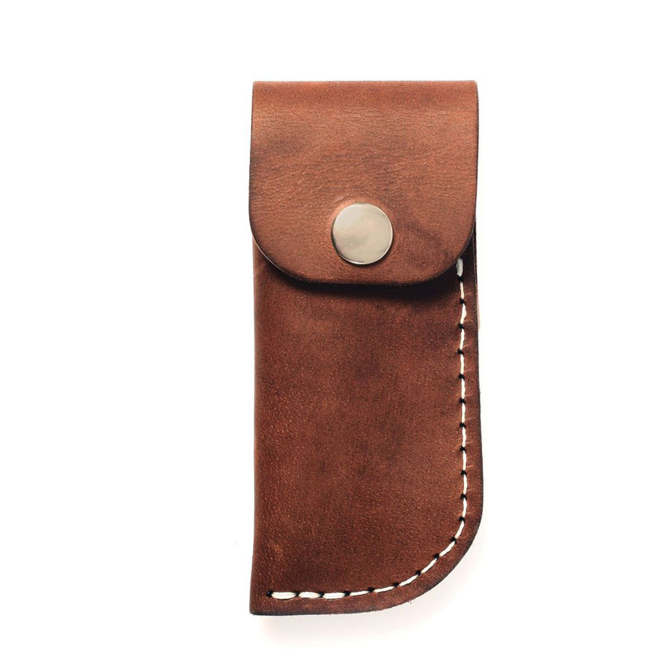 Shoof Knife Pouch Leather Stitched 11cm