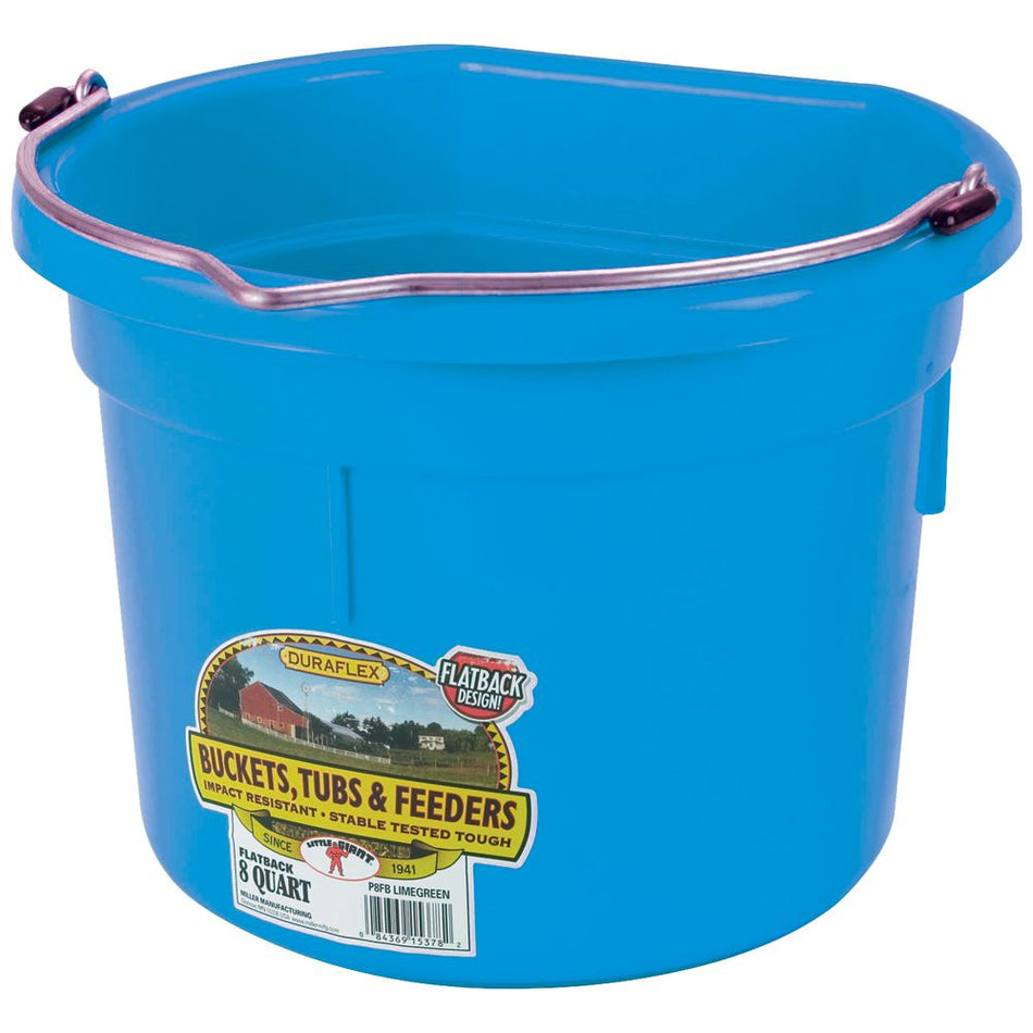 Shoof Feed Bucket Flat Back 8L (6 Colours Available)