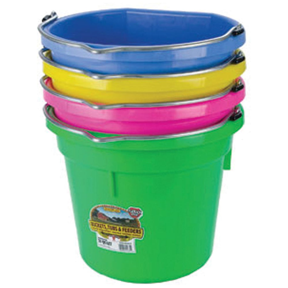 Shoof Feed Bucket Flat Back 19L (5 Colours Available)