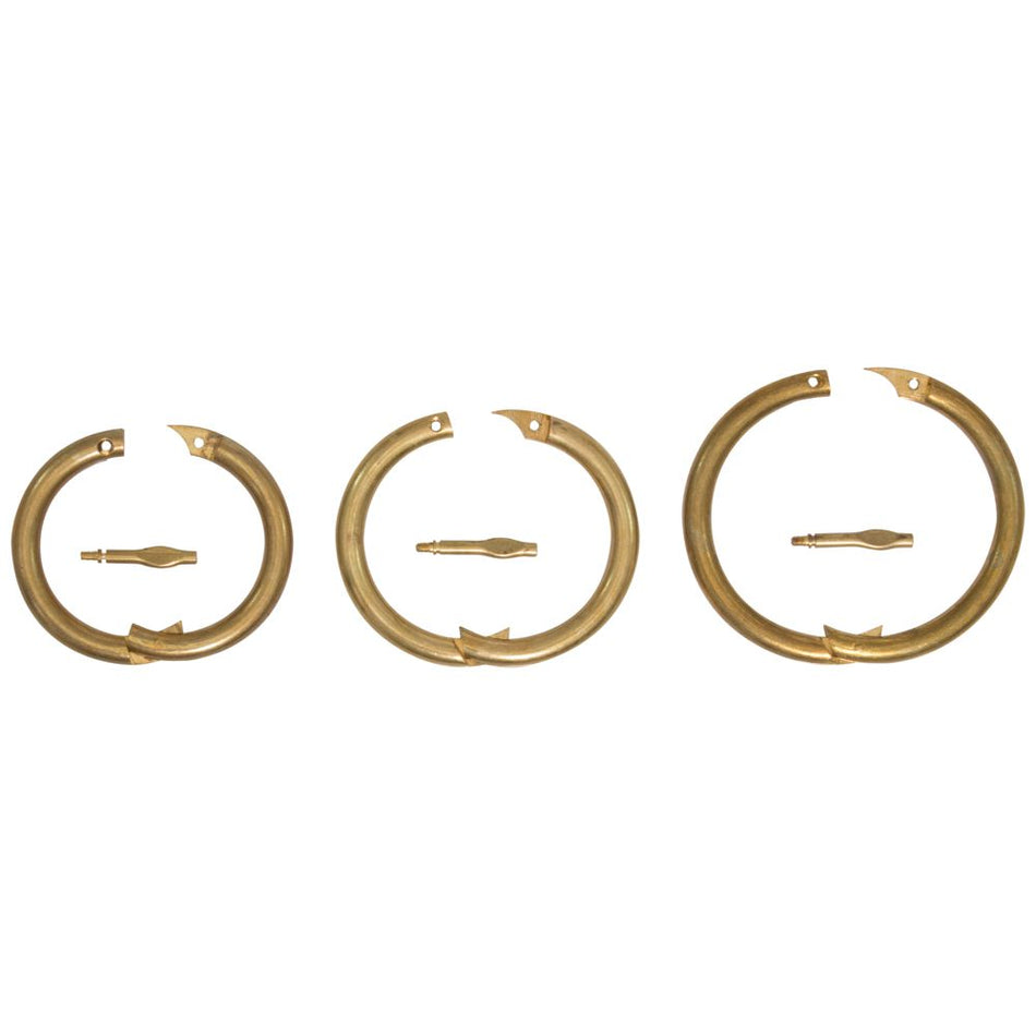 Shoof Bull Ring Brass Farmhand