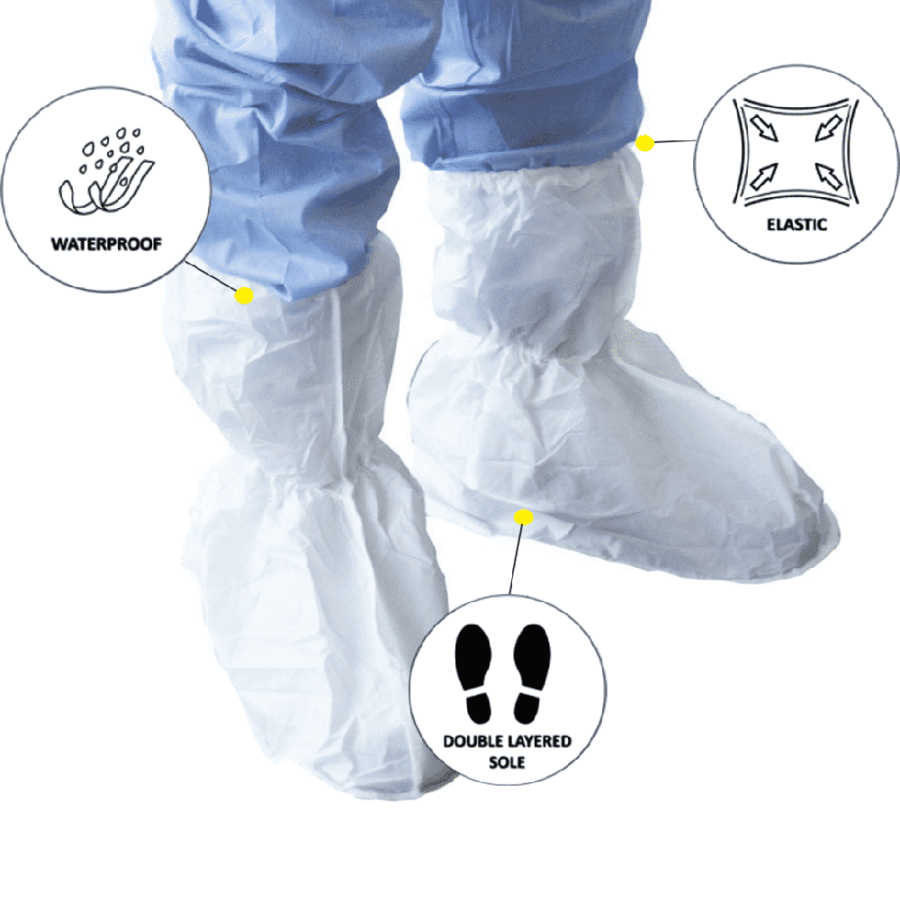 Shoof Boot Covers Disposable - diagram