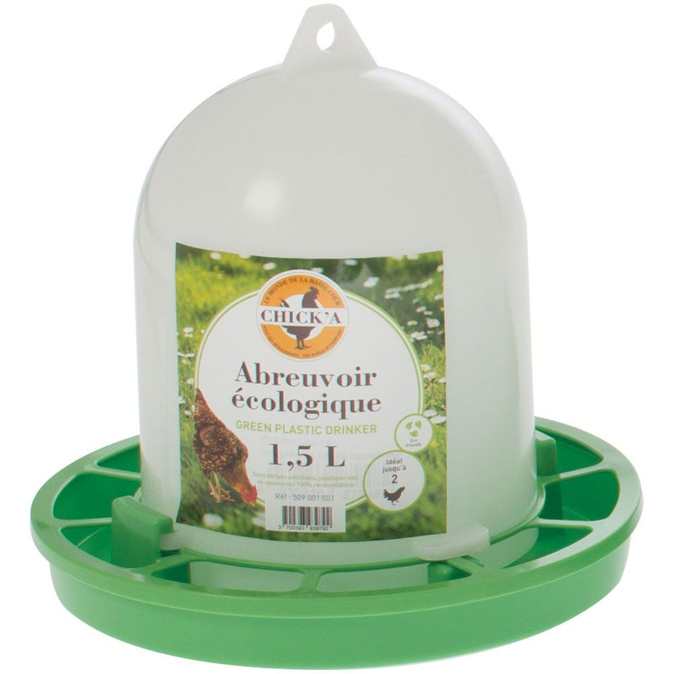 Shoof Poultry Drinker Chic'a Ecologique (3 Sizes Available)