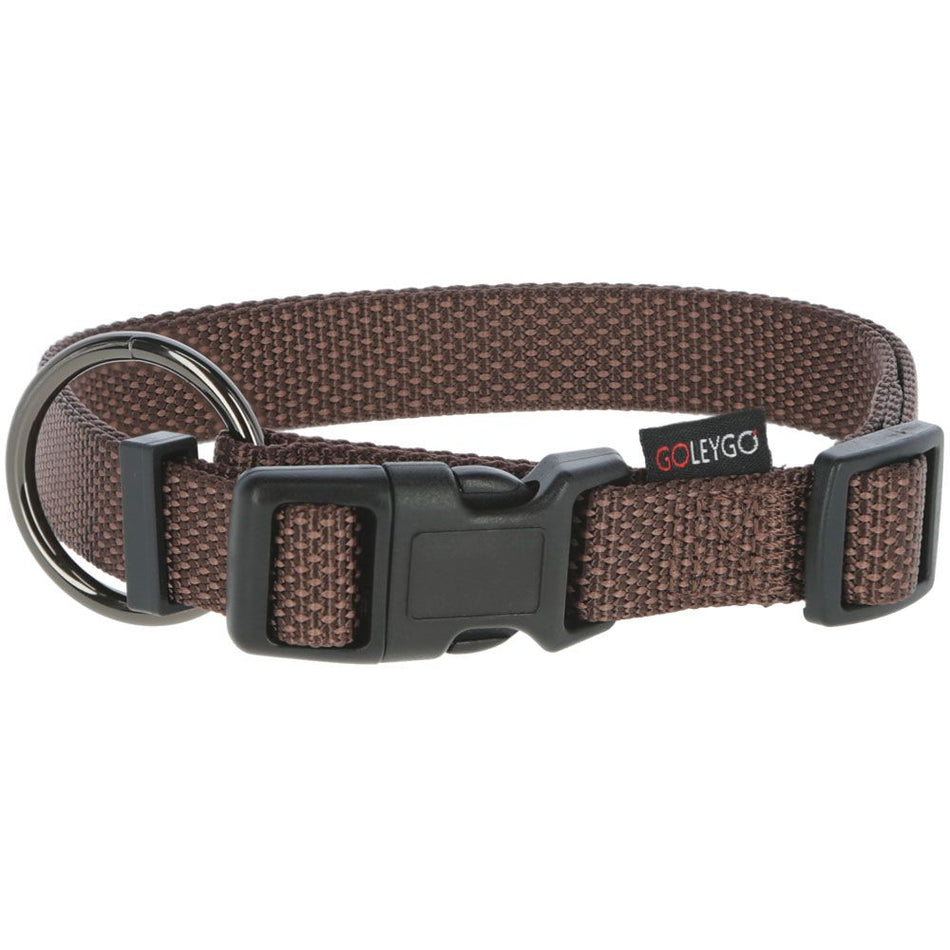 Shoof GoLeyGo Dog Leash+Collar Complete - Brown (2 Sizes Available)