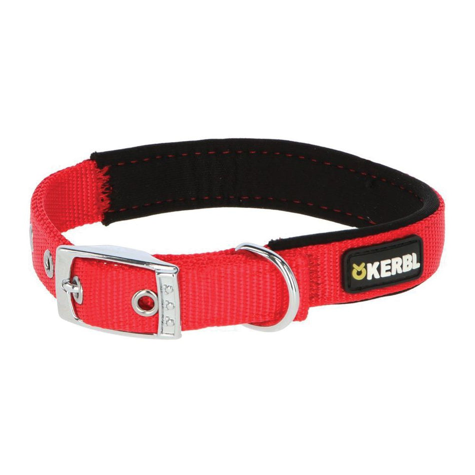Shoof Dog Collar Kerbl Miami Plus Red (3 Sizes Available)