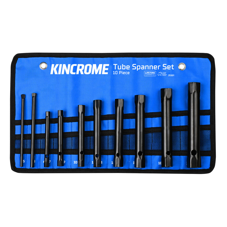 Kincrome Tube Spanner Set 10 Piece - Metric