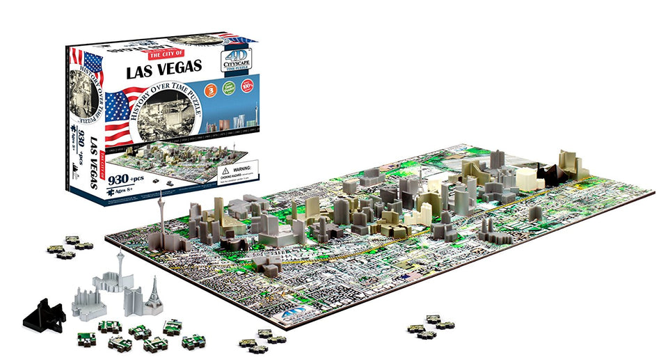 4D Cityscape: Las Vegas 1200 Pieces