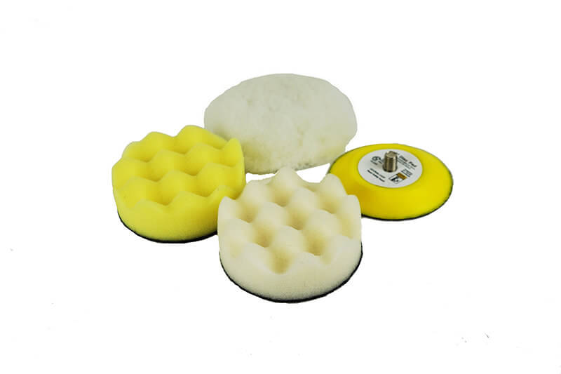 3 Velcro Foam & Wool Buffing - Kit