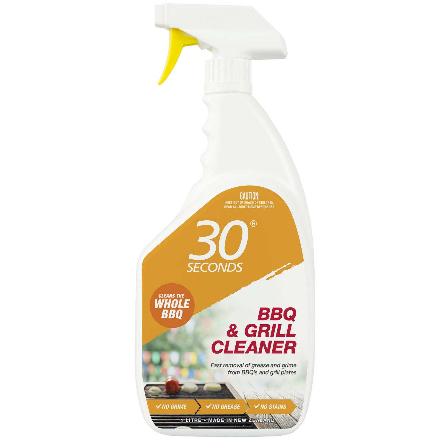 30 Seconds Bbq Grill Cleaner 1 Litre Ready To Use 30-BBQ1RE_V