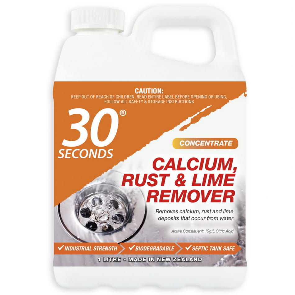 30 Seconds Calcium, Rust & Lime Remover 1 Litre Concentrate 30-CRL1CE