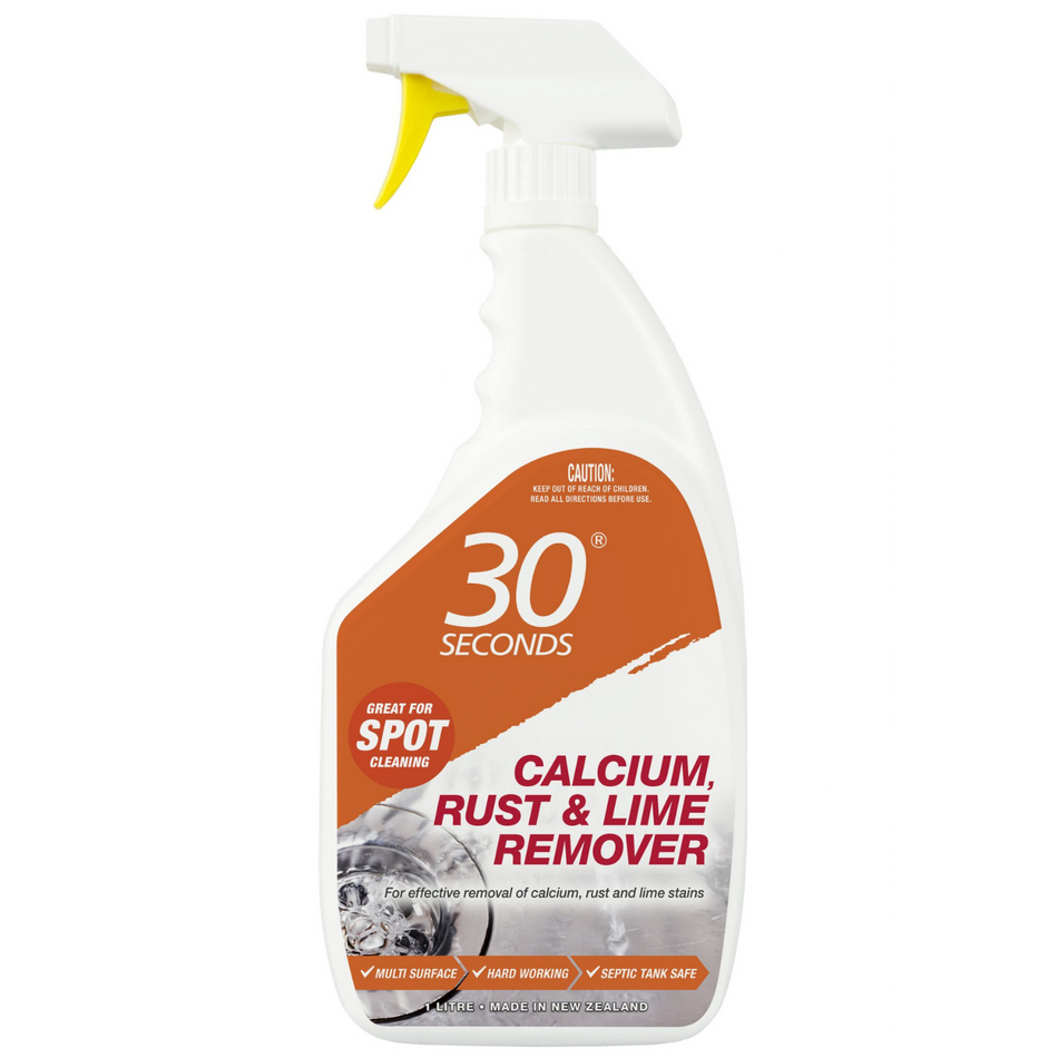 30 Seconds Calcium, Rust & Lime Remover 1 Litre Ready To Use 30-CRL1RZ