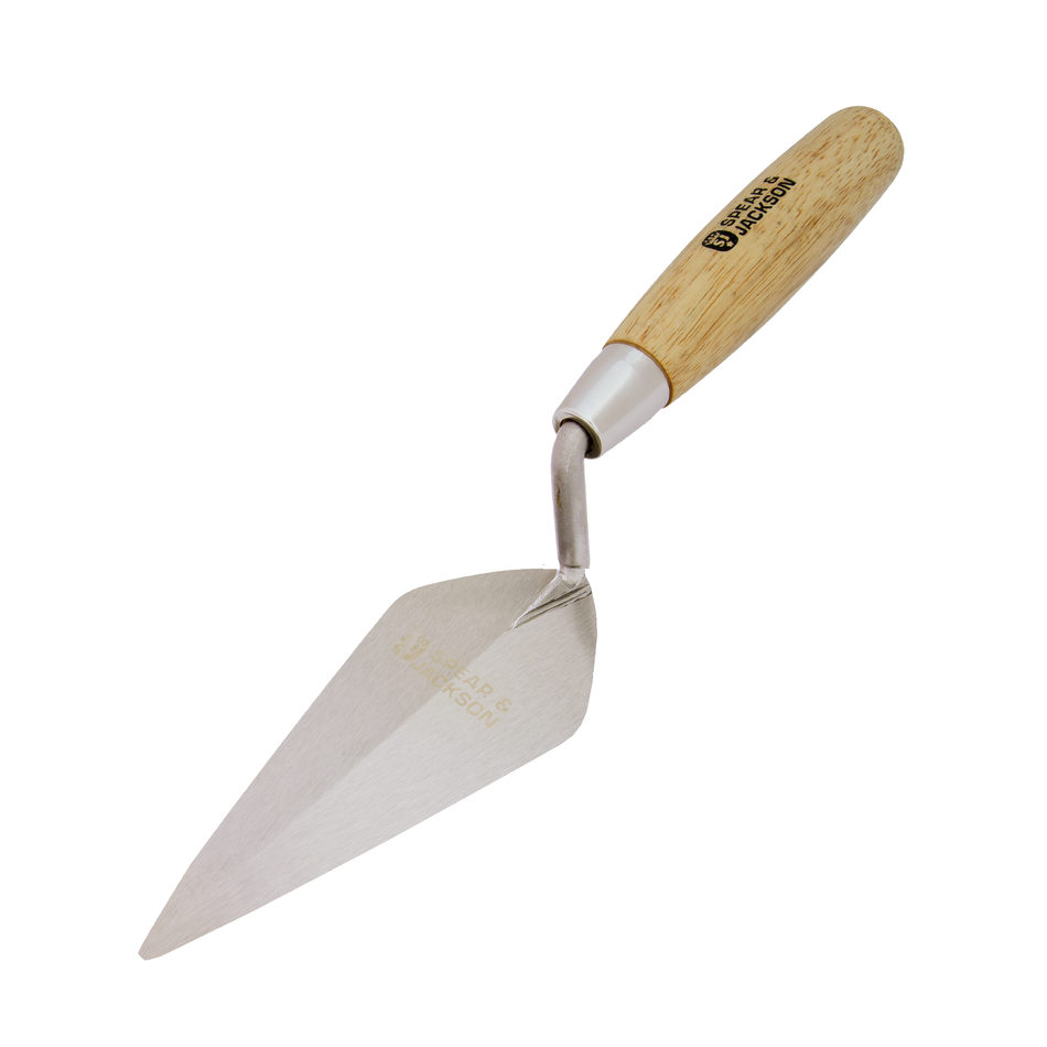 CLEARANCE- Spear & Jackson Pointing Trowel - Timber Handle (2 Sizes Available)