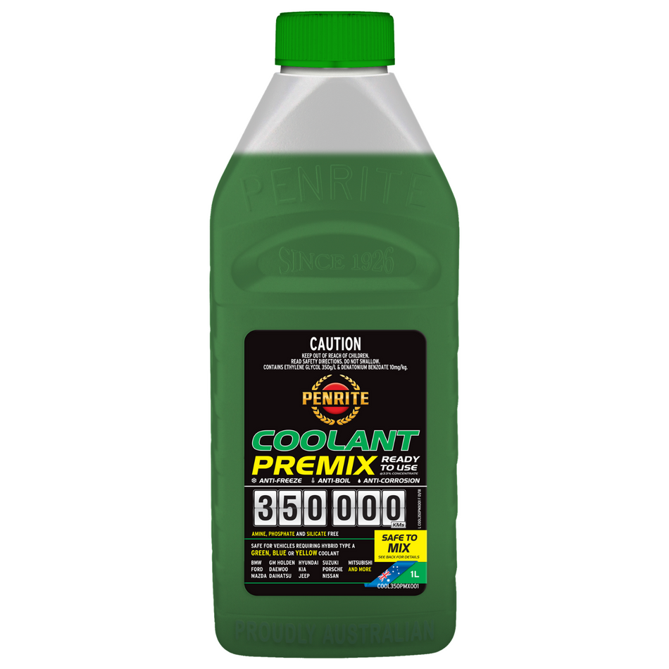 Penrite 350,000 Km Green (Premix/Concentrate) (3 Sizes Available)