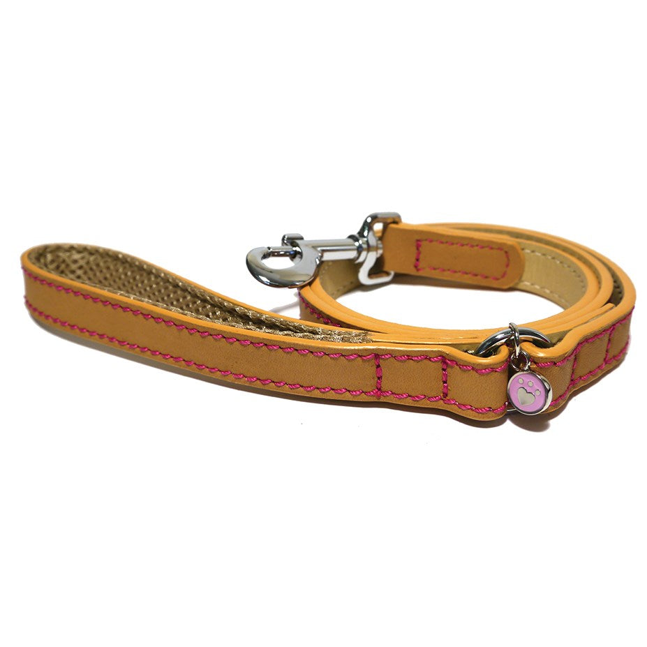 Rosewood Tan Leather Lead (2 sizes available)