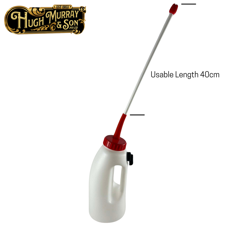 Hugh Murray Medicine Calf Drencher Feeding Bottle (Two Sizes Available)