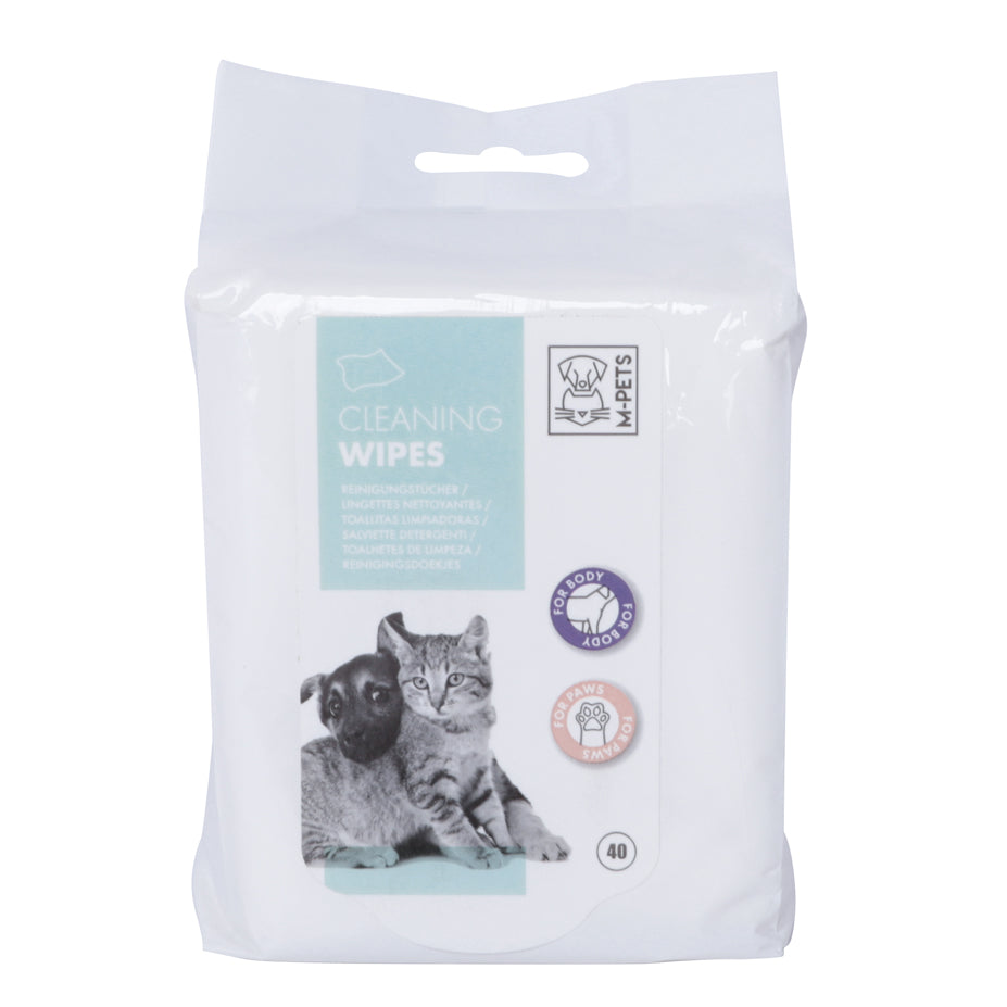 M-PETS Cleaning Wipes 40 Pcs